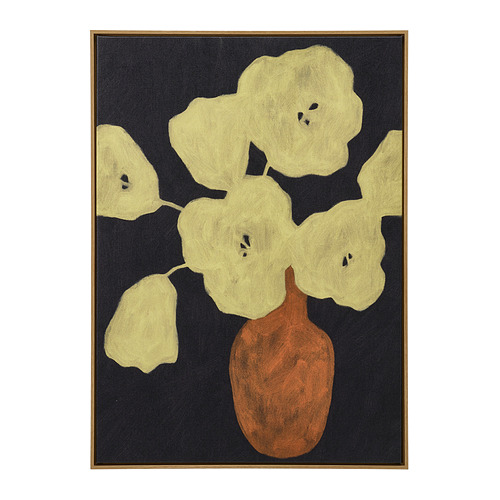 BLODFLÄDER - 附框畫，誇張的花卉圖案，50x70 公分 | IKEA 線上購物 - E1010769_S4