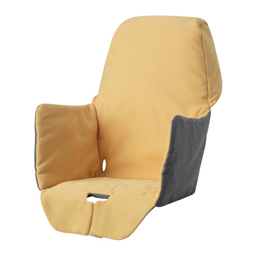 LANGUR - padded seat cover for highchair, yellow | IKEA Taiwan Online - PE639326_S4
