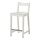 NORDVIKEN - 吧台椅附靠背, 白色 | IKEA 線上購物 - PE729957_S1
