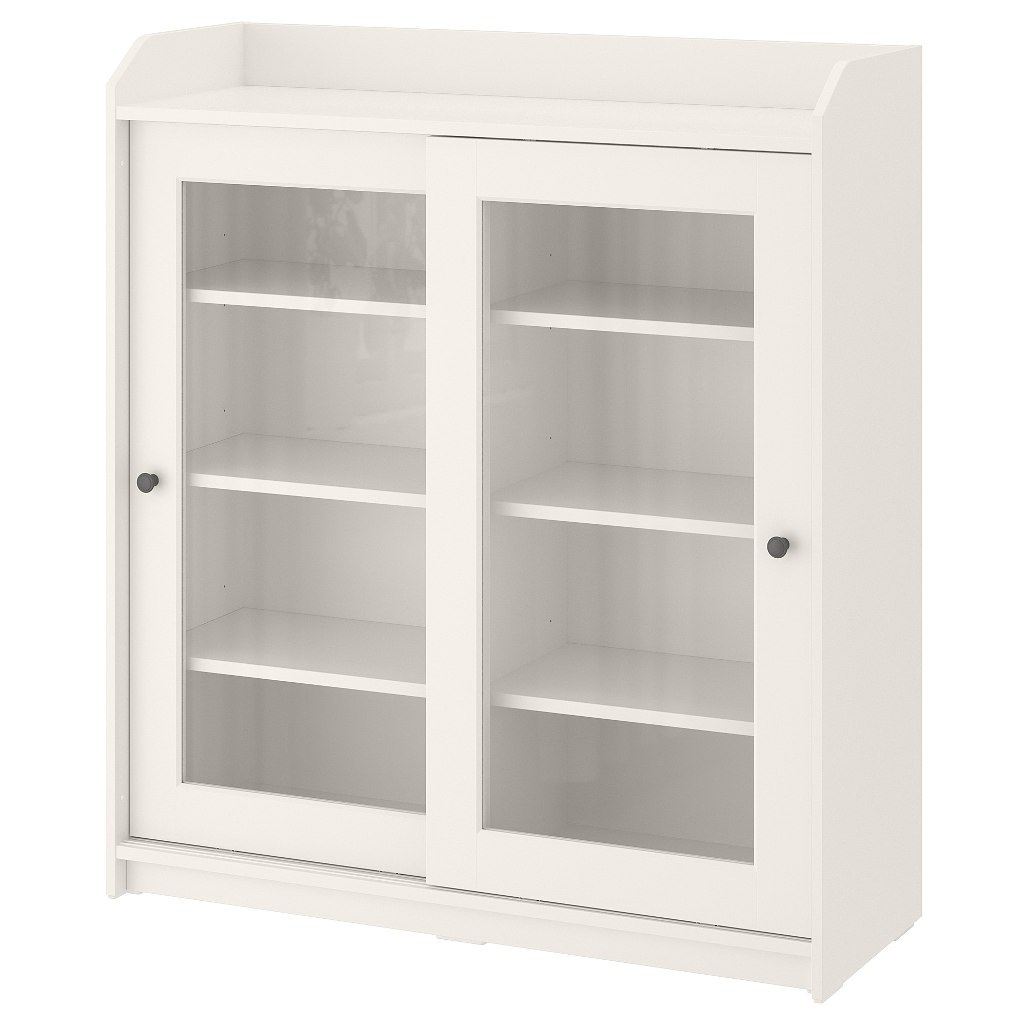 HAUGA glass-door cabinet