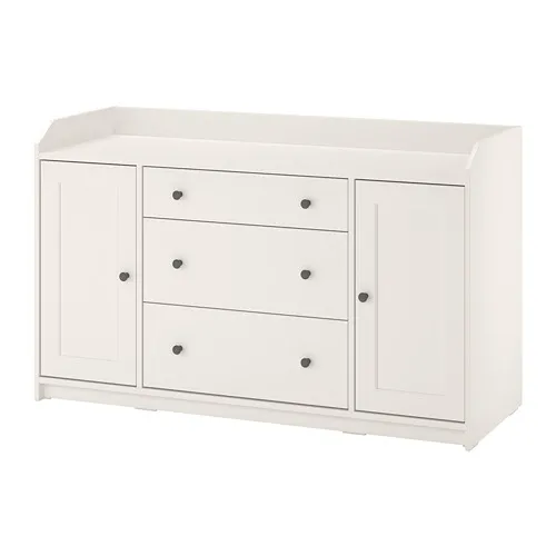 HAUGA - 邊櫃, 白色, 140x84 公分 | IKEA 線上購物 - PE783853_S4