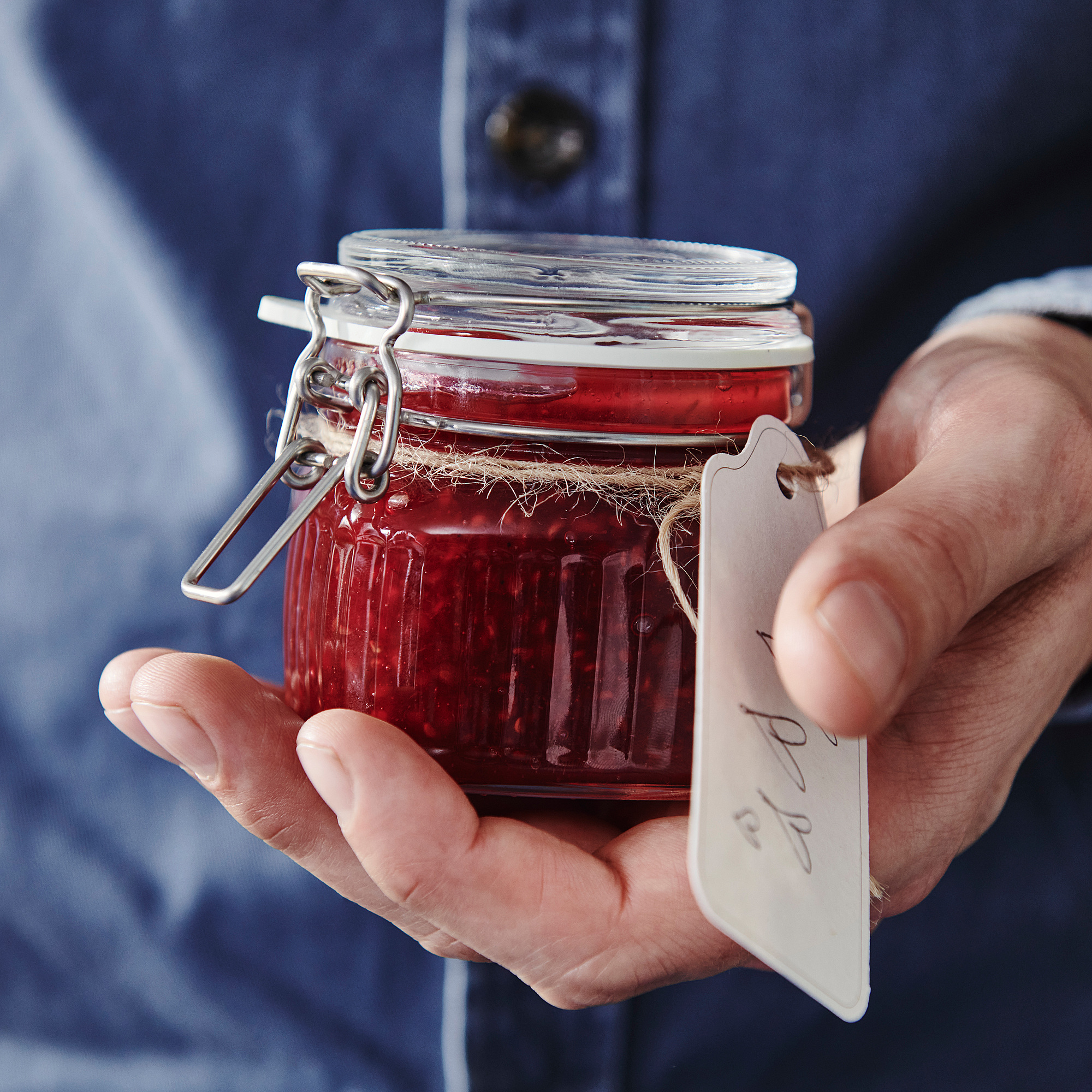 KÖSSEBÄR jar with lid
