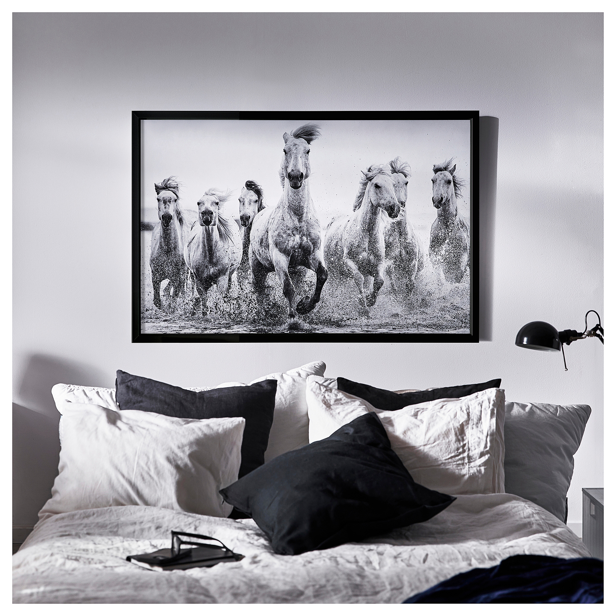 BJÖRKSTA picture with frame
