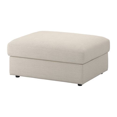 VIMLE cover for footstool with storage