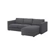 VIMLE cover 3-seat sofa w chaise longue