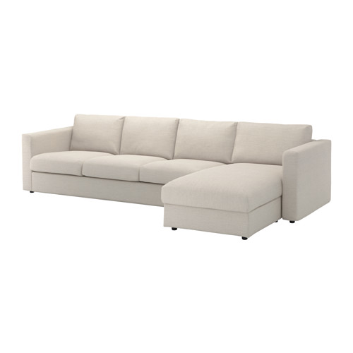 VIMLE - 4-seat sofa with chaise longue, Gunnared beige | IKEA Taiwan Online - PE639433_S4