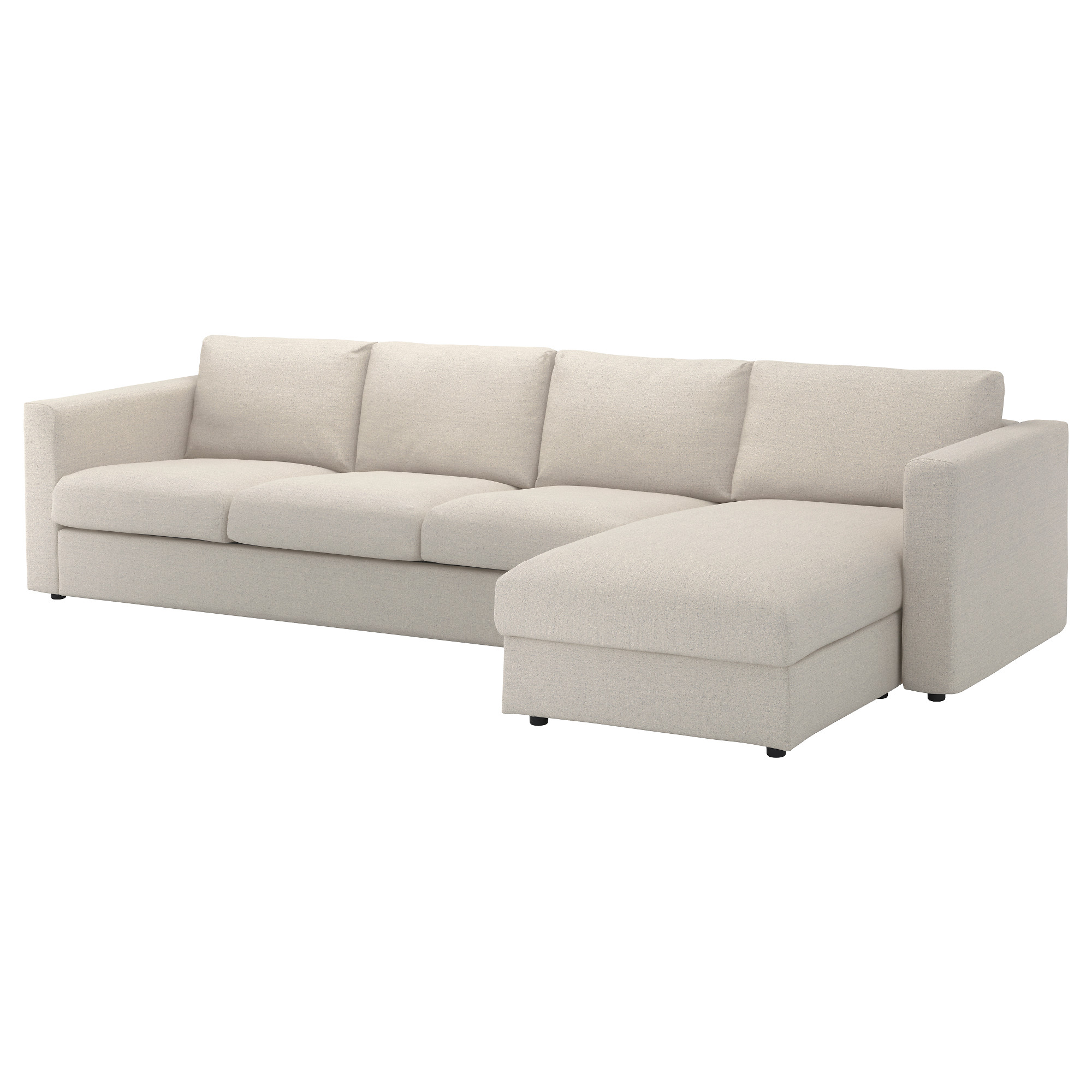 VIMLE cover 4-seat sofa w chaise longue