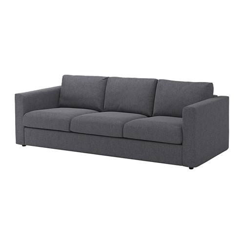 VIMLE - 3-seat sofa, Gunnared medium grey | IKEA Taiwan Online - PE639441_S4