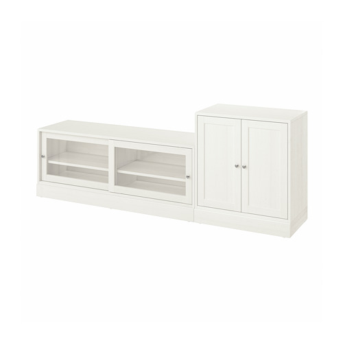 HAVSTA - TV storage combination, white | IKEA Taiwan Online - PE783917_S4