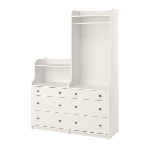 HAUGA - storage combination, white | IKEA Taiwan Online - PE783951_S4
