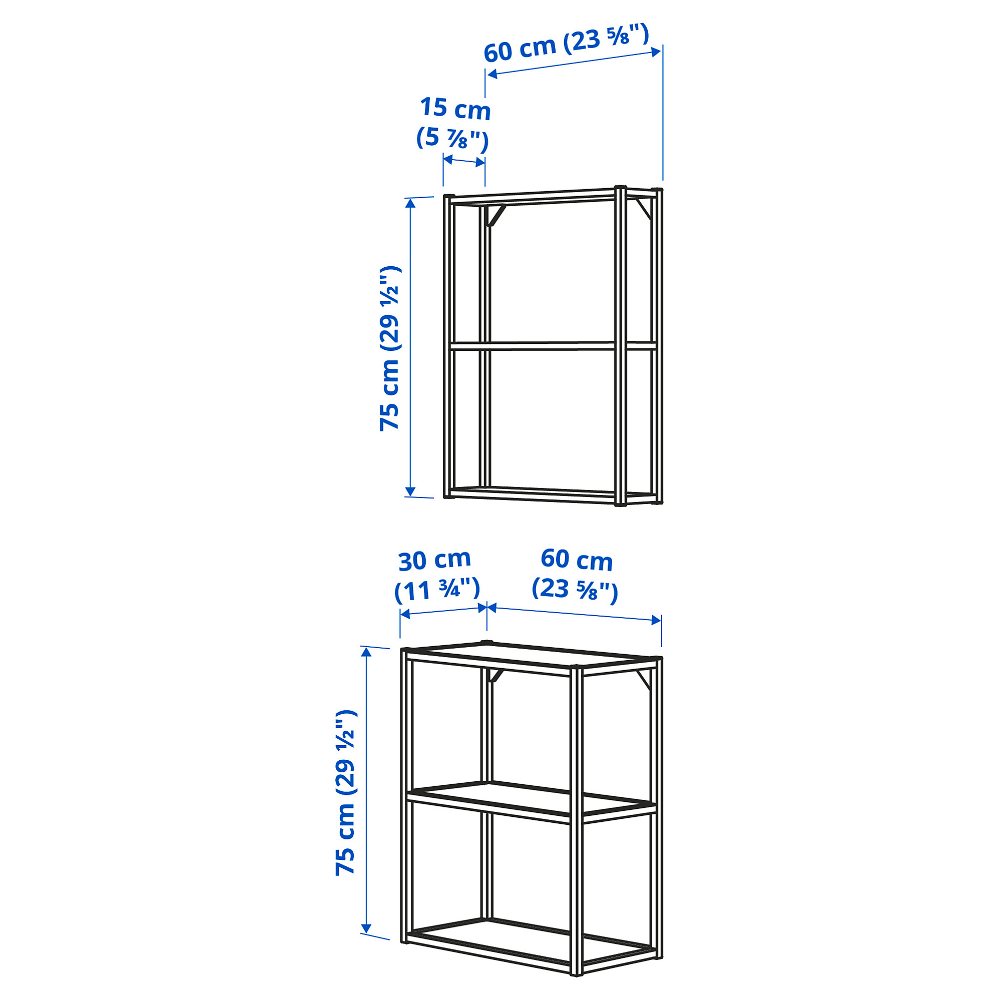 ENHET wall/floor storage combination, anthracite IKEA Taiwan Online