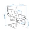 POÄNG armchair and footstool