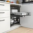 UTRUSTA crnr base cabinet pull-out fitting