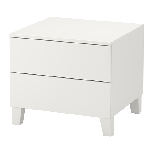 PLATSA - 抽屜櫃/2抽, 白色/Fonnes 白色, 60x57x53 公分 | IKEA 線上購物 - PE686910_S4