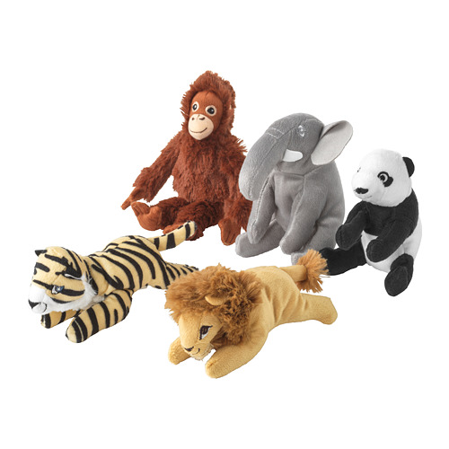 DJUNGELSKOG soft toy assorted designs IKEA Taiwan Online