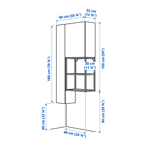 ENHET storage combination