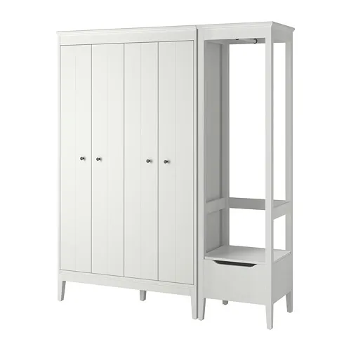 IDANÄS - 衣櫃/衣櫥組合, 白色, 180x59x211 公分 | IKEA 線上購物 - PE784012_S4