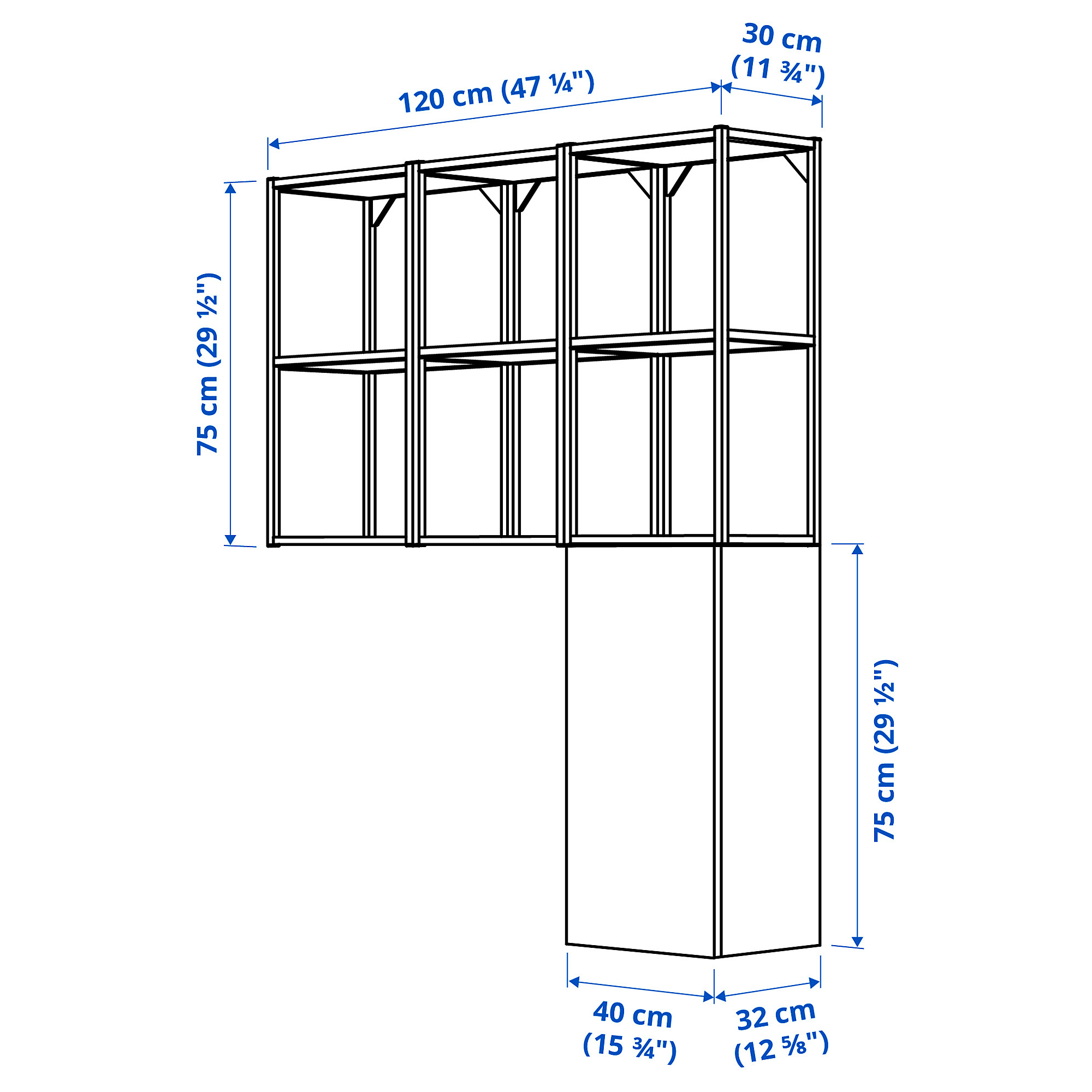 ENHET storage combination