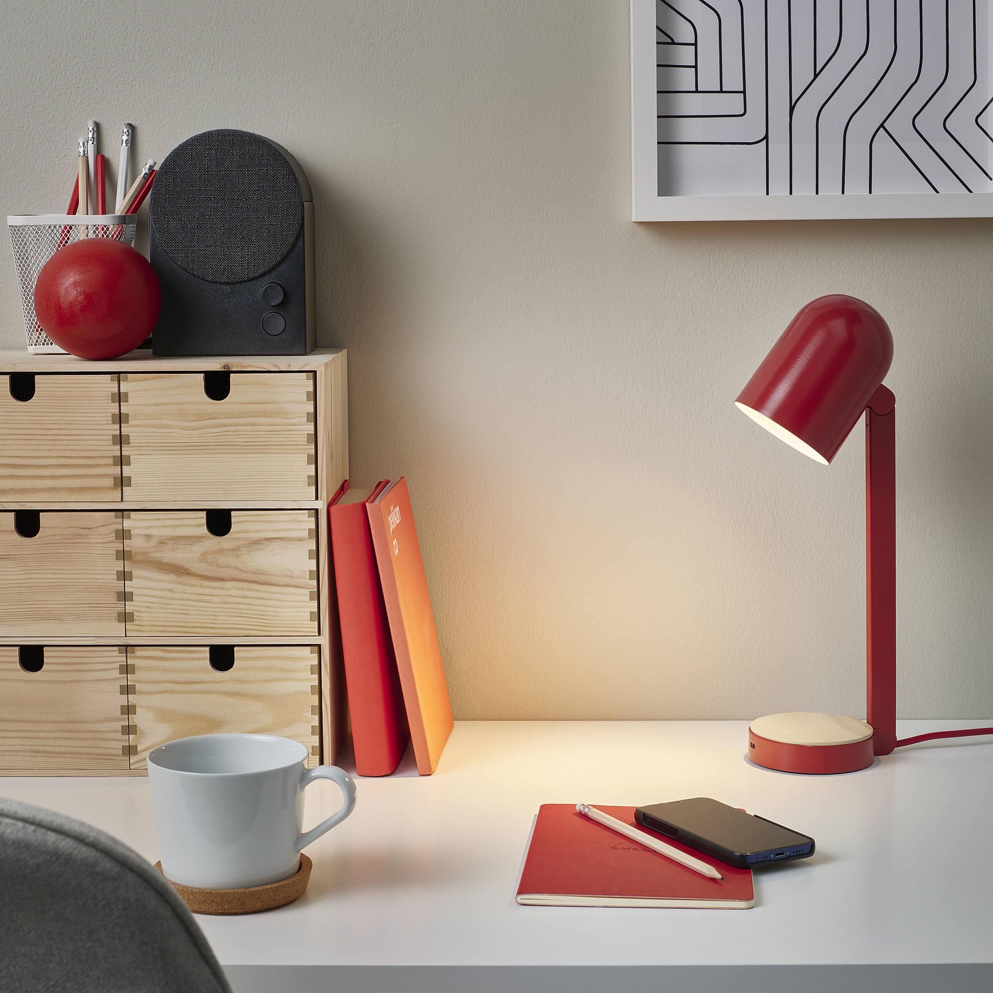 ENSMÄRKE desk lamp