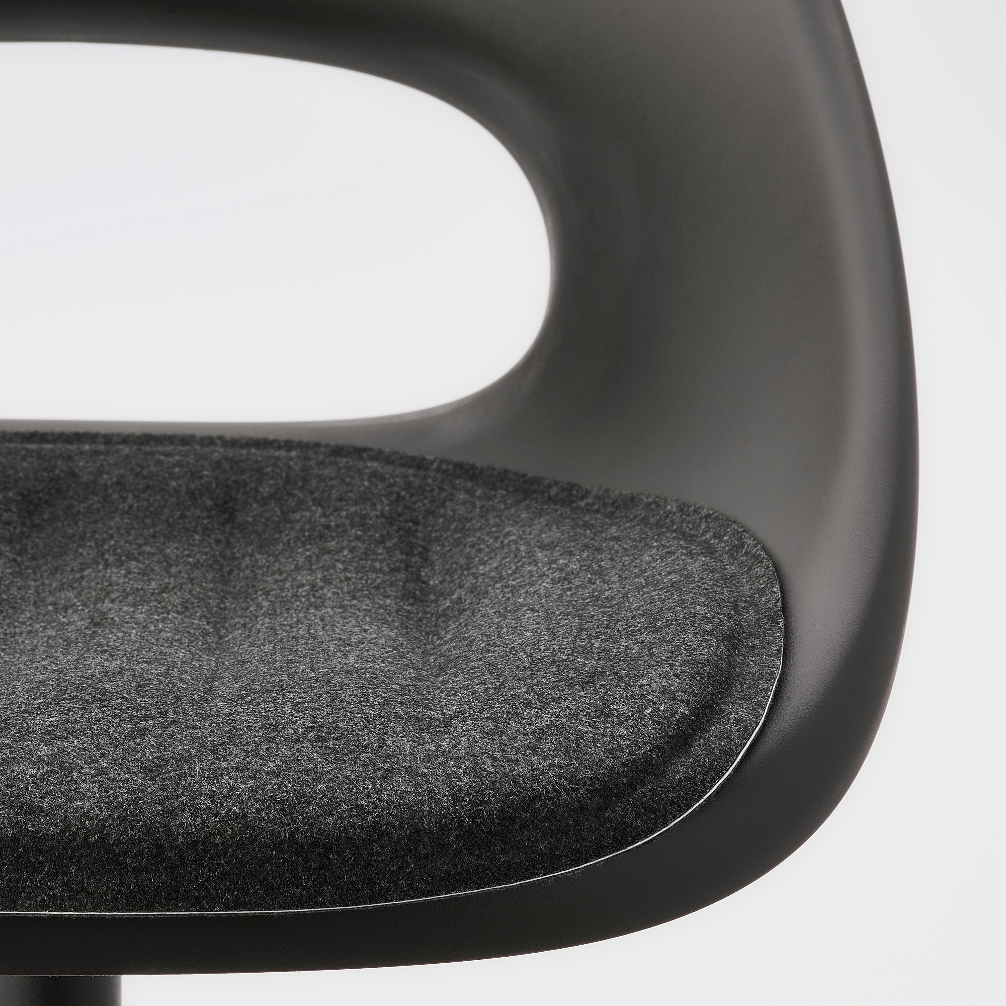 ELDBERGET/MALSKÄR swivel chair + pad