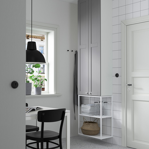 ENHET - 壁面收納櫃組合, 白色/灰色 框架 | IKEA 線上購物 - PE784095_S4