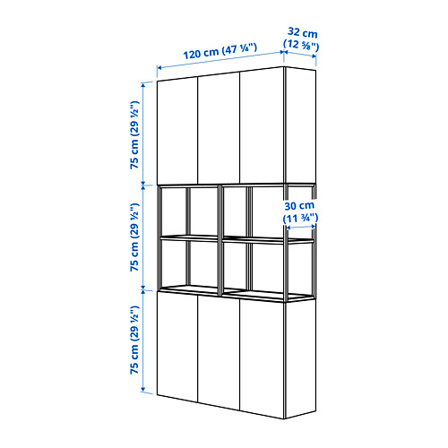 ENHET wall storage combination