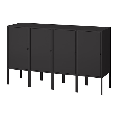 LIXHULT - storage combination, anthracite, 140x35x82 cm | IKEA Taiwan Online - PE784139_S4