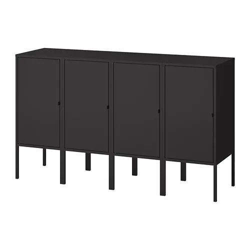LIXHULT - 收納組合, 碳黑色, 140x35x82 公分 | IKEA 線上購物 - PE784139_S4