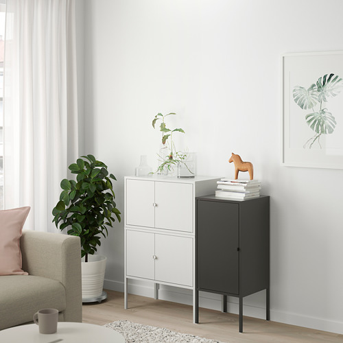 LIXHULT - 收納櫃組合, 灰色/碳黑色 | IKEA 線上購物 - PE784143_S4