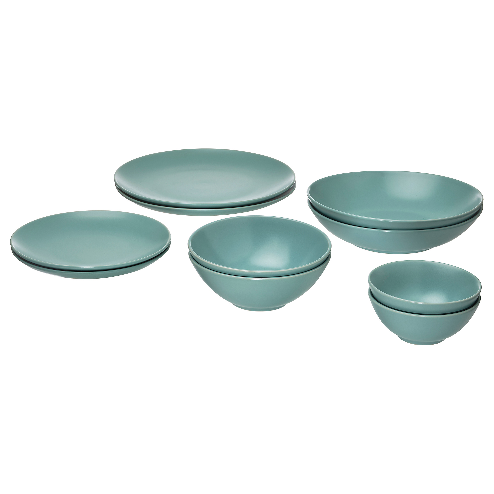 FÄRGKLAR 10-piece service