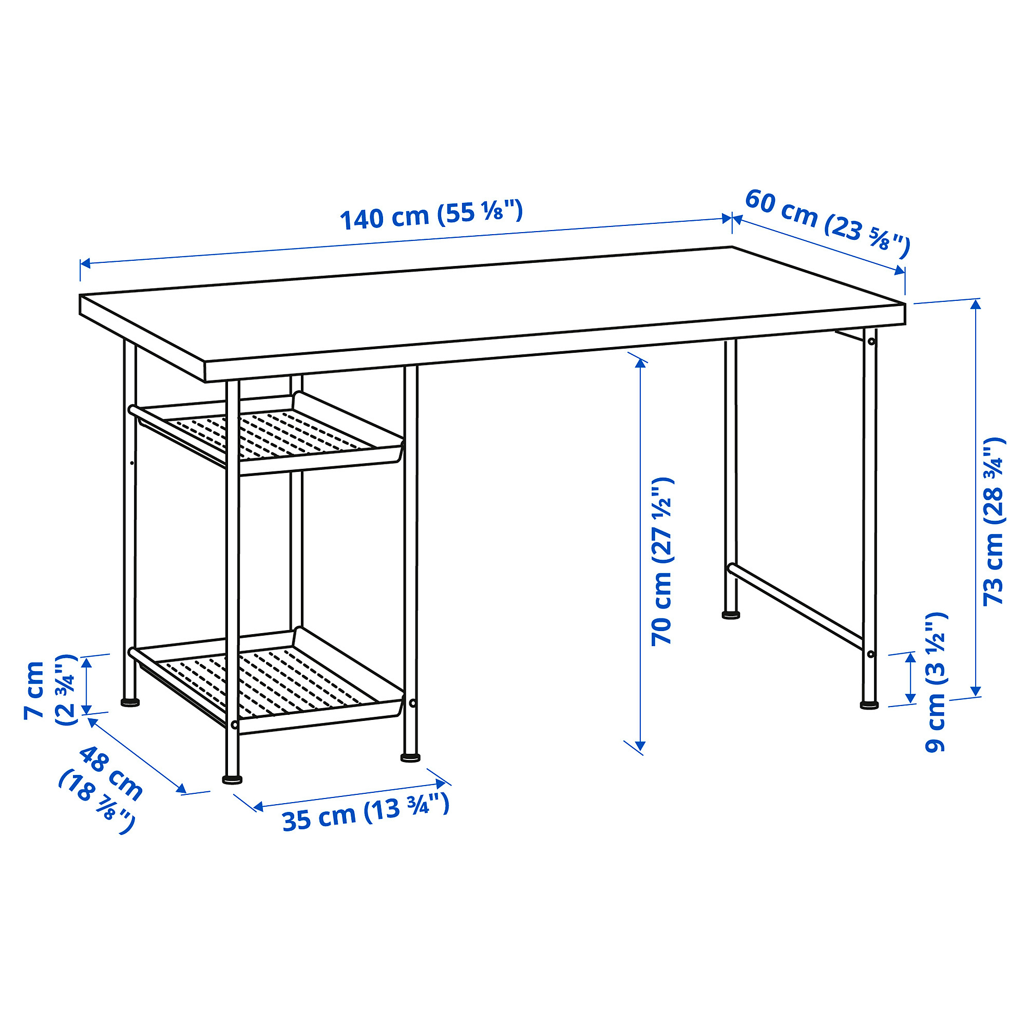 LAGKAPTEN/SPÄND desk