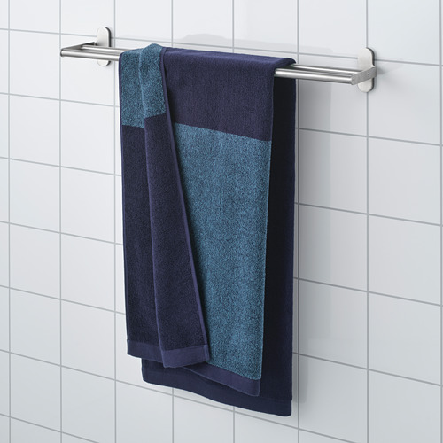 HIMLEÅN - 浴巾, 深藍色/混合物 | IKEA 線上購物 - PE730192_S4