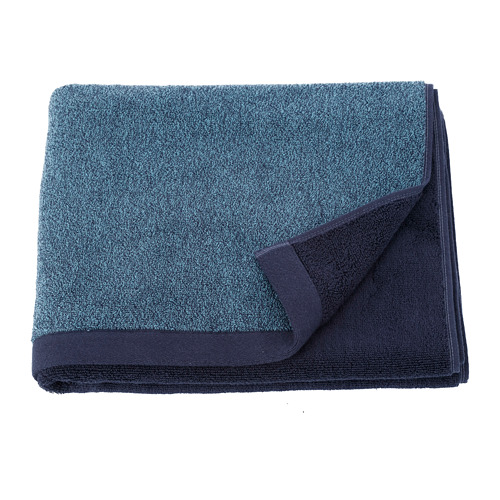 HIMLEÅN - bath towel, dark blue/mélange | IKEA Taiwan Online - PE730194_S4