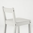 NORDVIKEN bar stool with backrest