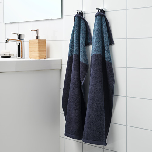 HIMLEÅN - 毛巾, 深藍色/混合物 | IKEA 線上購物 - PE730209_S4