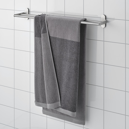 HIMLEÅN - bath towel, dark grey/mélange | IKEA Taiwan Online - PE730221_S4