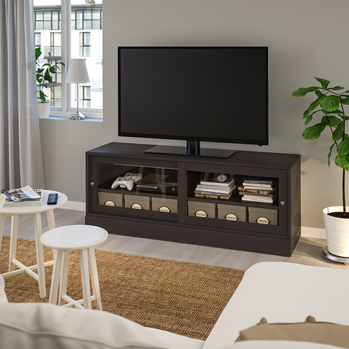 HAVSTA - 電視櫃附踢腳板, 深棕色 | IKEA 線上購物 - PE784277_S4
