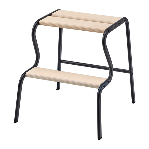 GRUBBAN - step stool, black/birch | IKEA Taiwan Online - PE784284_S4