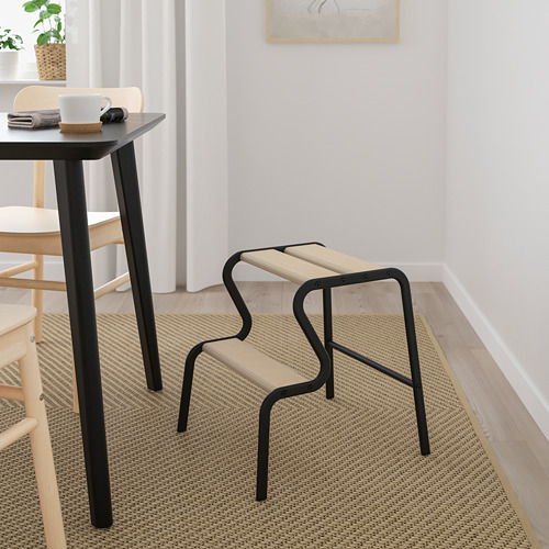 GRUBBAN - step stool, black/birch | IKEA Taiwan Online - PE784315_S4