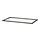 KOMPLEMENT - glass shelf, dark grey, 100x58 cm | IKEA Taiwan Online - PE834886_S1