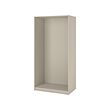 PAX - 衣櫃/衣櫥框架, 灰米色, 100x58x201 公分 | IKEA 線上購物 - PE835714_S2 