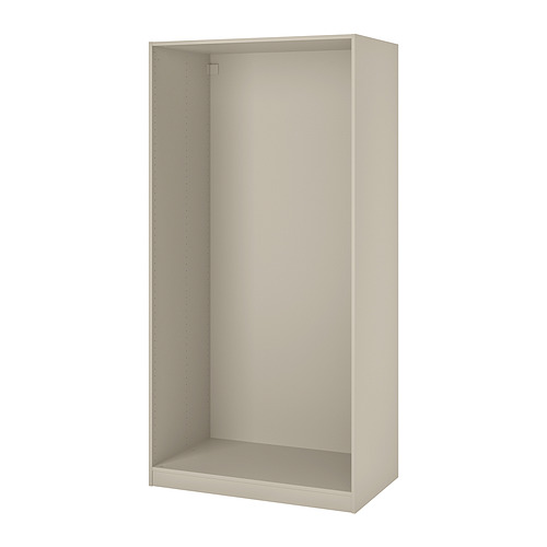 PAX - wardrobe frame, grey-beige, 100x58x201 cm | IKEA Taiwan Online - PE835714_S4