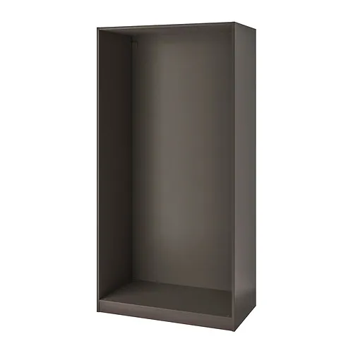 PAX - wardrobe frame, dark grey, 100x58x201 cm | IKEA Taiwan Online - PE835715_S4