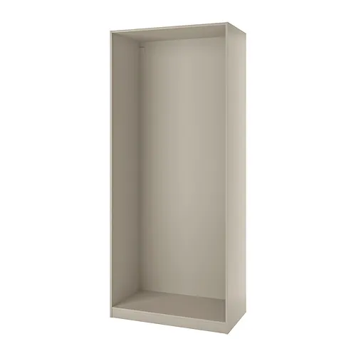 PAX - wardrobe frame, grey-beige, 100x58x236 cm | IKEA Taiwan Online - PE835716_S4