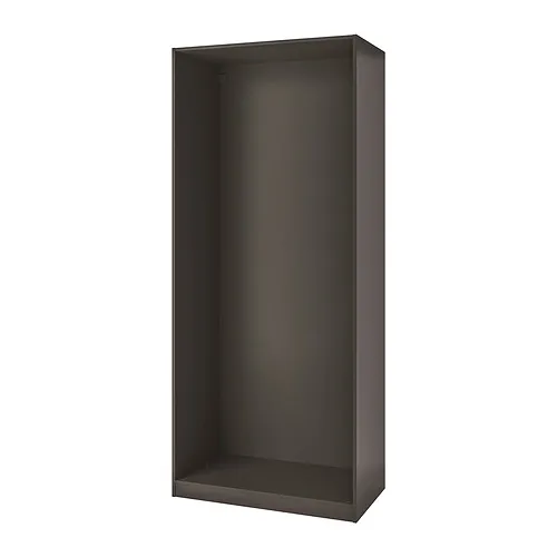 PAX - wardrobe frame, dark grey, 100x58x236 cm | IKEA Taiwan Online - PE835717_S4