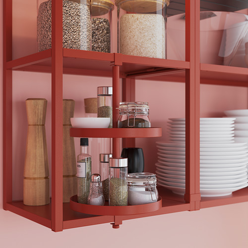 ENHET - 壁櫃框附層板, 橙紅色 | IKEA 線上購物 - PE784319_S4
