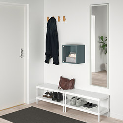 EKET - 壁櫃附玻璃門板, 白色 | IKEA 線上購物 - PE770337_S3