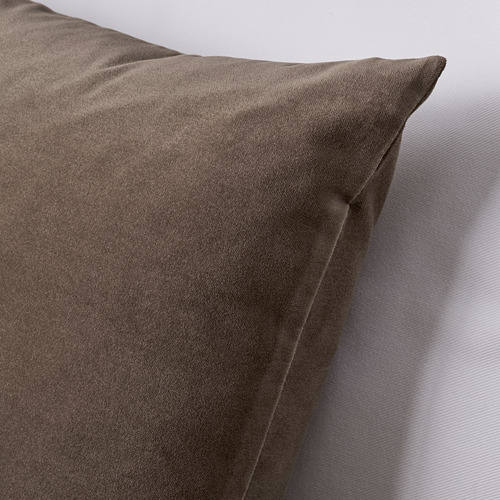 SANELA - cushion cover, grey/brown | IKEA Taiwan Online - PE784348_S4