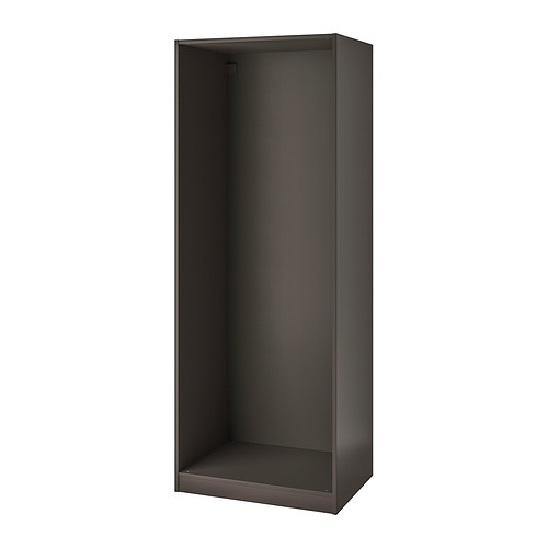 PAX - wardrobe frame, dark grey, 75x58x201 cm | IKEA Taiwan Online - PE835727_S4