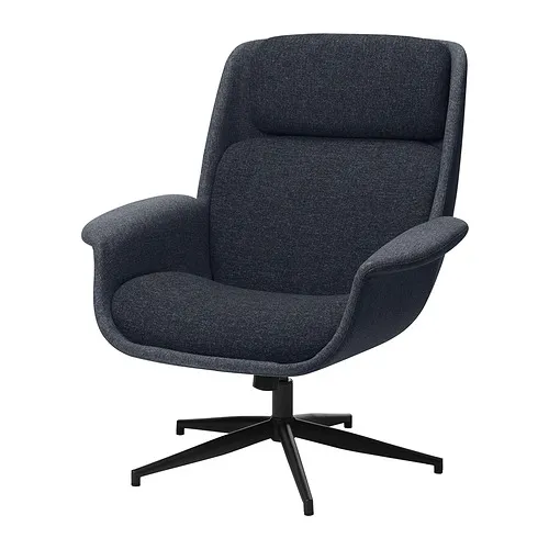 ÄLEBY - swivel armchair, Gunnared medium grey/dark grey | IKEA Taiwan Online - PE911748_S4